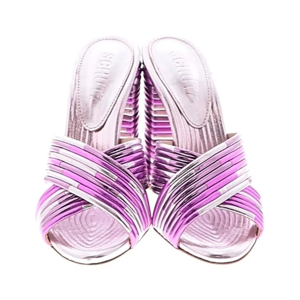 Pink Metallic Pumps